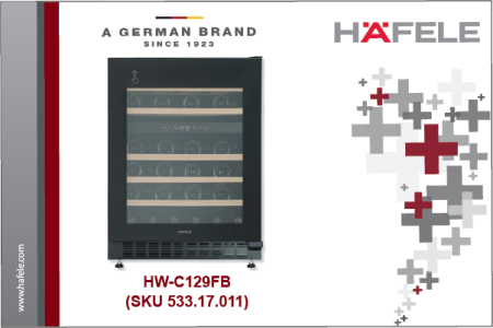TỦ RƯỢU ÂM TỦ HÄFELE HW-C129FB(SKU 533.17.011)