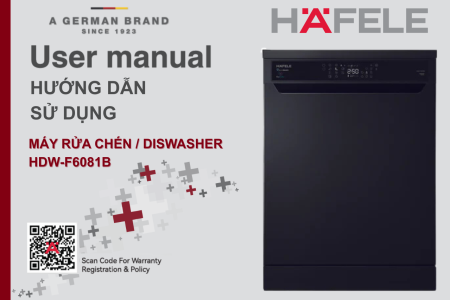 MÁY RỬA CHÉN ĐỘC LẬP HAFELE HDW-F6081B (SKU 533.23.201)