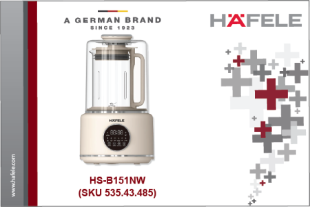MÁY LÀM SỮA HẠT HÄFELE HS-B151NW (SKU 535.43.485)