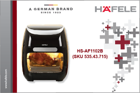 NỒI CHIÊN KHÔNG DẦU HÄFELE 11L  HS-AF1102B(SKU 535.43.715)