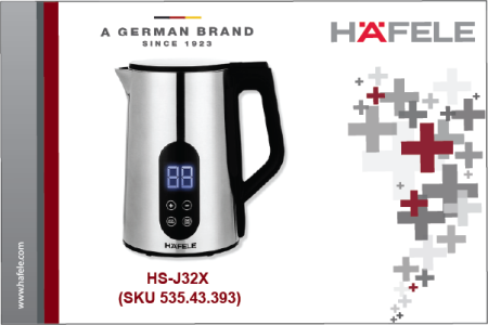 ẤM ĐUN NƯỚC SIÊU TỐC HÄFELE HS-K1707DX (SKU 535.44.170)