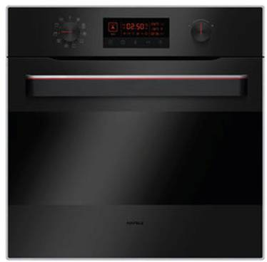 A black oven with a digital display

AI-generated content may be incorrect.