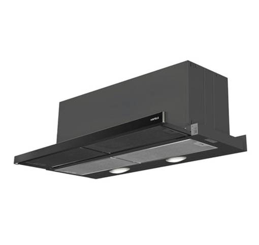 A black kitchen hood with lights

AI-generated content may be incorrect.