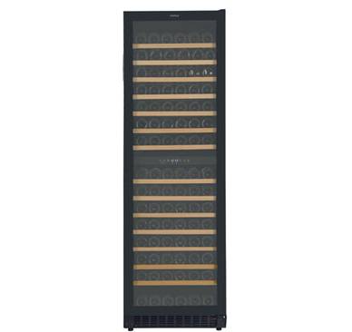 A black wine cooler with wine bottles

AI-generated content may be incorrect.