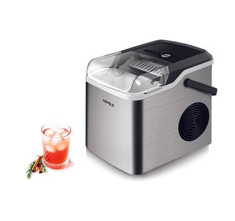 A silver and black ice maker

AI-generated content may be incorrect.