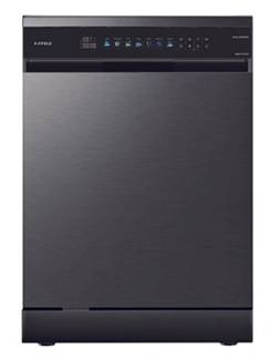 A black dishwasher with buttons and lights

AI-generated content may be incorrect.